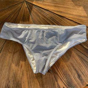 Target striped bikini bottoms